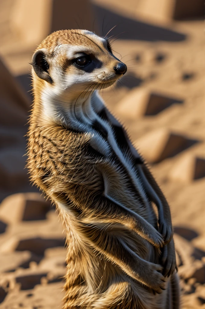 surprised meerkat