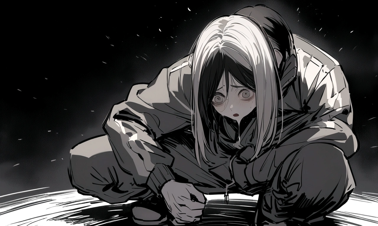 1 girl, trapped within a sticky rubbery slimy cocoons made of silk, surrounded by spiders