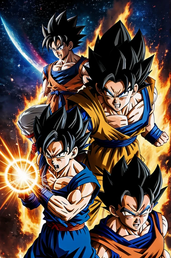 Goku vs vegeta 
