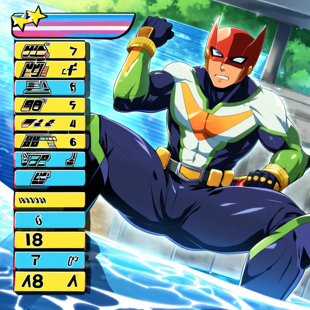 score_9, score_8_up, score_7_up, score_6_up, rating explicit, focus male, source anime, Mechanic Hero、superhero、Hero Suit、stylish、action、hot man, mask, transparent fabric, wet, water, spread legs, male only