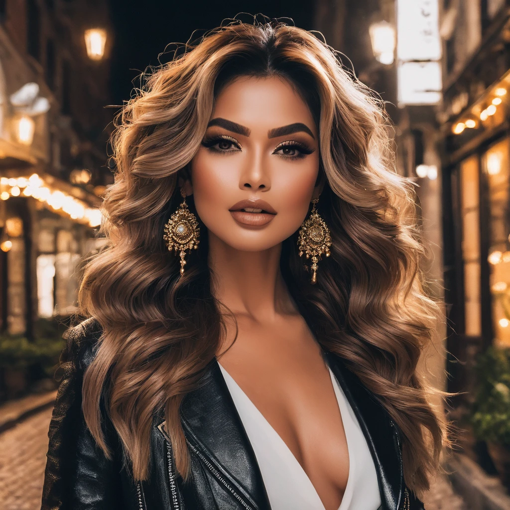𝑭𝒖𝒕𝒖𝒓𝒊𝒔𝒕𝒊𝒄 𝒇𝒆𝒎𝒂𝒍𝒆 𝒄𝒚𝒃𝒐𝒓𝒈 𝒘𝒊𝒕𝒉 𝒑𝒖𝒓𝒑𝒍𝒆 𝒂𝒏𝒅 𝒃𝒍𝒂𝒄𝒌 𝒉𝒆𝒍𝒎𝒆𝒕, 𝒂𝒅𝒐𝒓𝒏𝒆𝒅 𝒘𝒊𝒕𝒉 𝒖𝒏𝒊𝒒𝒖𝒆 𝒅𝒆𝒕𝒂𝒊𝒍𝒔, 𝒂𝒈𝒂𝒊𝒏𝒔𝒕 𝒂 𝒄𝒂𝒑𝒕𝒊𝒗𝒂𝒕𝒊𝒏𝒈 𝒃𝒂𝒄𝒌𝒅𝒓𝒐𝒑