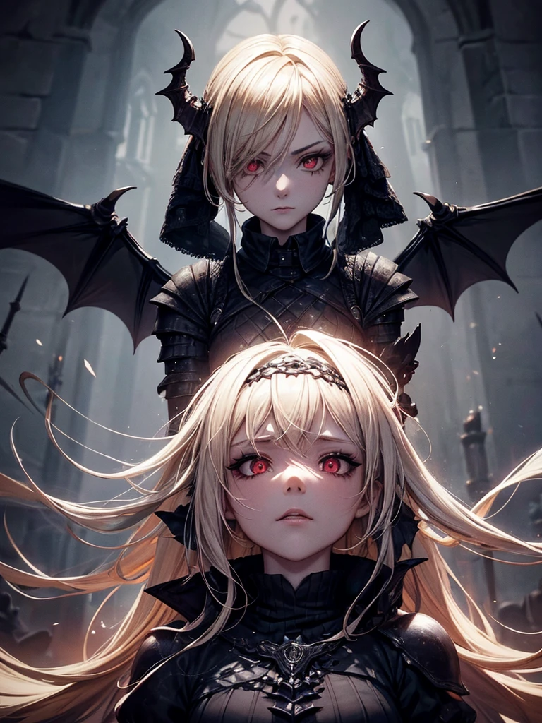 # Script: AI-Generated Art - Gothic Dark Souls-Inspired Woman with Dragon Eyes and Wings
**Objective:**
Create an AI-generated image of a woman with specific features and attire, inspired by the Gothic style of the Dark Souls series.
**Character Description:**
- **Gender:** Female
- **Hair:** Long blonde hair, tied back
- **Eyes:** Red, dragon-like
- **Dragon Features:** Small wings
- **Attire:** Medieval armor
- **Style:** Gothic, similar to Dark Souls aesthetics
**Steps:**
1. **Gather Reference Images:**
- Collect images of medieval armor from the Dark Souls series.
- Find examples of blonde hair tied back.
- Look for images of red, dragon-like eyes and small dragon wings.
- Compile Gothic art references to understand the desired aesthetic.
2. **Character Design:**
- **Hair:** Design the long blonde hair tied back, ensuring it looks natural and flows realistically.
- **Eyes:** Create piercing red eyes with elongated pupils to give a dragon-like appearance.
- **Dragon Features:** Add small, subtle dragon wings that look natural on her back.
- **Armor:** Design medieval armor with intricate Gothic patterns and dark tones, appearing worn and battle-scarred.
- **Overall Style:** Use dark, muted colors with high contrasts to emphasize the Gothic style. Incorporate dark shadows and dim lighting.
3. **Pose and Composition:**
- Position the character in a dramatic pose, possibly standing or in mid-battle stance.
- Choose a dark, eerie background that complements the Gothic theme, like a ruined castle or a foggy forest.
- Use lighting to create a moody, atmospheric effect, casting shadows that highlight the character’s features and armor.
4. **AI Tools and Techniques:**
- Use AI art generation tools like DALL-E, MidJourney, or Stable Diffusion.
- Input the character description and upload reference images if the tool allows.
- Specify style preferences, focusing on Gothic and Dark Souls influences.
- Fine-tune the gene