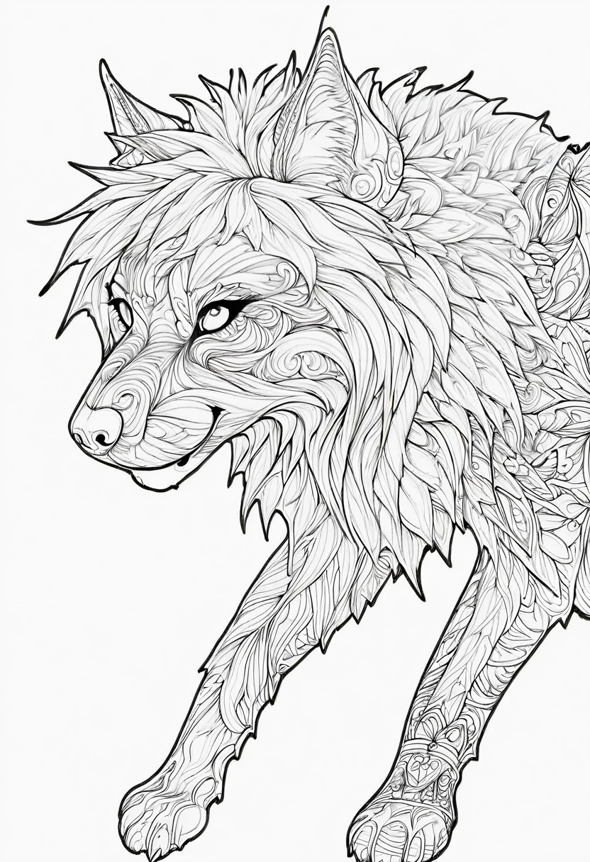 complete image within a margin around the image, leave indentation margin on a coloring page with a random animal coloring in black and white, Coloring book outline, Detailed line art, clean coloring book page, stylized lines, art outline, detailed drawing in 4k, line art coloring page, detailed art, hyper Detailed line art, detailed digital drawing, Coloring Pages, coloring pages, extremely fine linear ink iamgen when centered