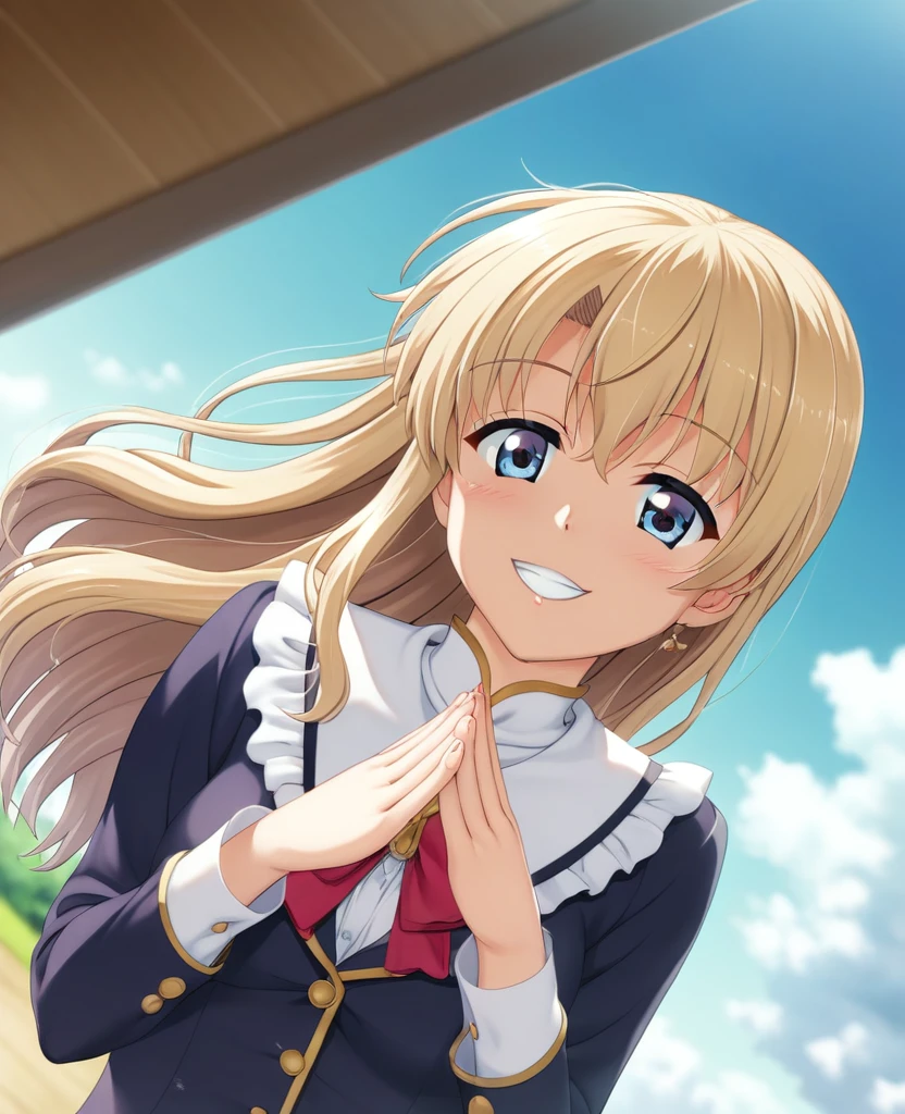 Highest quality、4k wallpaper、masterpiece、Highly detailed CG、Very fine grain、Super detailed、Intricate details、顔を上げる 1 天照大御godが中央にいます、1. Always keep a fine breeze flow、Very fine light sparkle、
1. **stage setting**: まずteethgod秘的な空間を設定します。A place with a calm atmosphere under the blue sky、天照大御godが舞を踊る場面です。空teeth澄み渡り、The light that makes you feel something special is shining in.。

2. **天照大御godの描写**: 天照大御godteeth美しく、god々It&#39;s full of beauty.。白いgod々Wearing a nice costume、My hair flutters quietly in the wind、It reflects light and shines。その表情teeth穏やかで、It has a calming presence to those around you.。

3. **周囲のgod々and Nature**: 天照大御godを見守るgod々teeth、It is expressed in various ways。wood々and rocks々The spirits that dwell in、Spiritual beings floating in the sky、Silently watching the dance。Also、海岸にteeth多くの人々Gathered、We are praying with our hands together。彼らの顔にteeth信仰と希望が宿っています。

4. **Light and Color**: 空とgod々の周りにteeth、There is a special light and color。for example、god々The soft light that illuminates the figure of、The sky changes from blue to purple, enveloping the entire space.。

5. **Ambience**: この場面teeth静謐でgod聖な雰囲気に満ちています。It gives viewers a sense of comfort and excitement.、精god的なエネルギーが漂っています。
