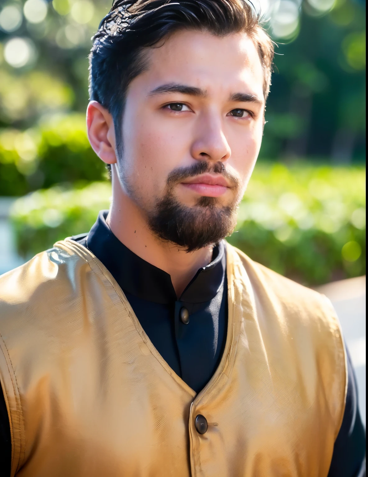 (CRU photo:1.2), ((photorrealistic:1.4),(work of art:1.3),(best qualityer:1.4),ultra high resolution,(detailed facial features),(detailed characteristics of clothes),hdr,8k resolution, firm skin, (shining skin),(extremely detailed illustration),1 young boy, 18 years old,to clean,sem beard,whole body,stare,