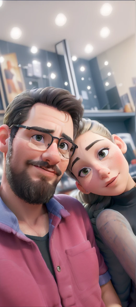 A couple a man and a woman (high resolution, work of art:1.2), (realisitic,photorealisitic,photo-realisitic:1.37), detailedeyes, Detailed lips,