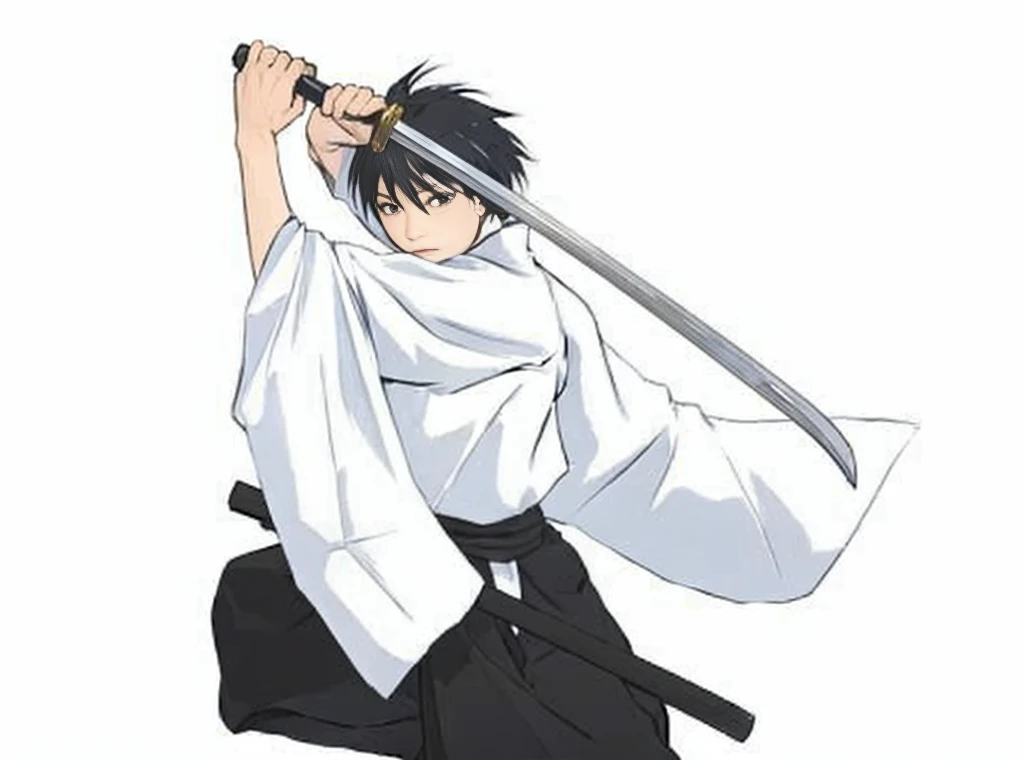 Japanese women、Japanese sword、