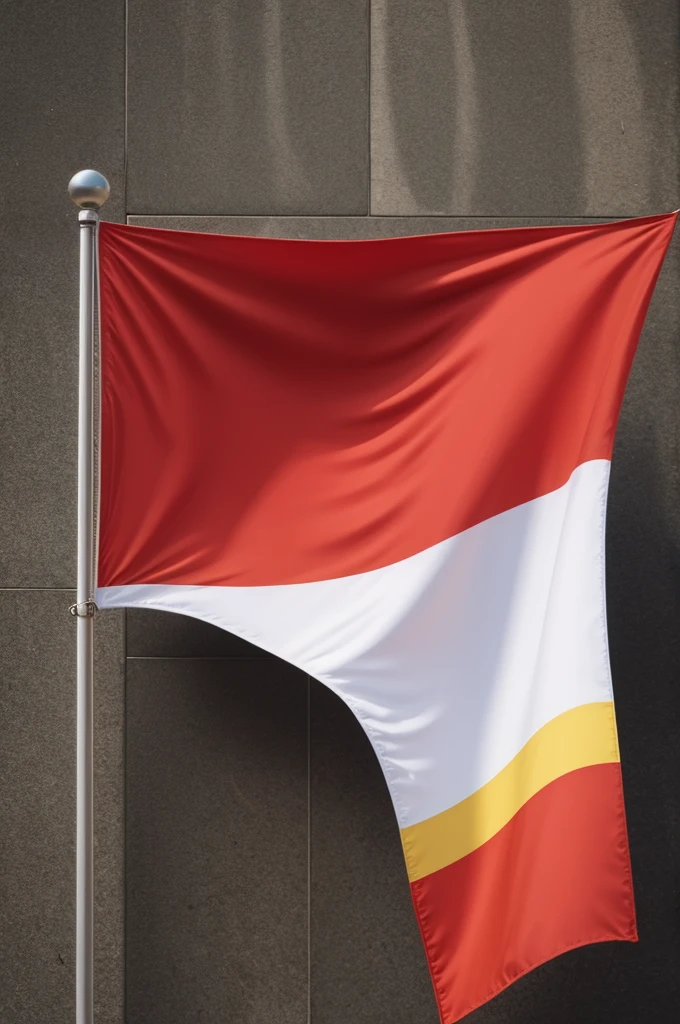 Red Brazil flag
