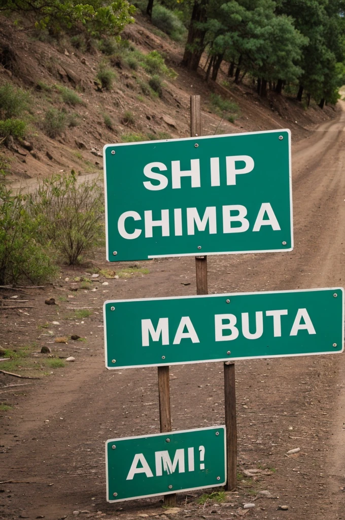 Sign that says what a chimba