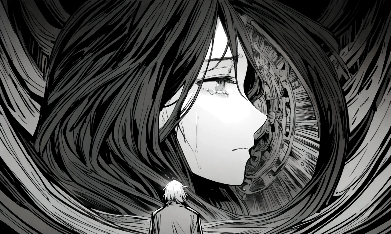 detailed expression, cry, sadness, Feverish.