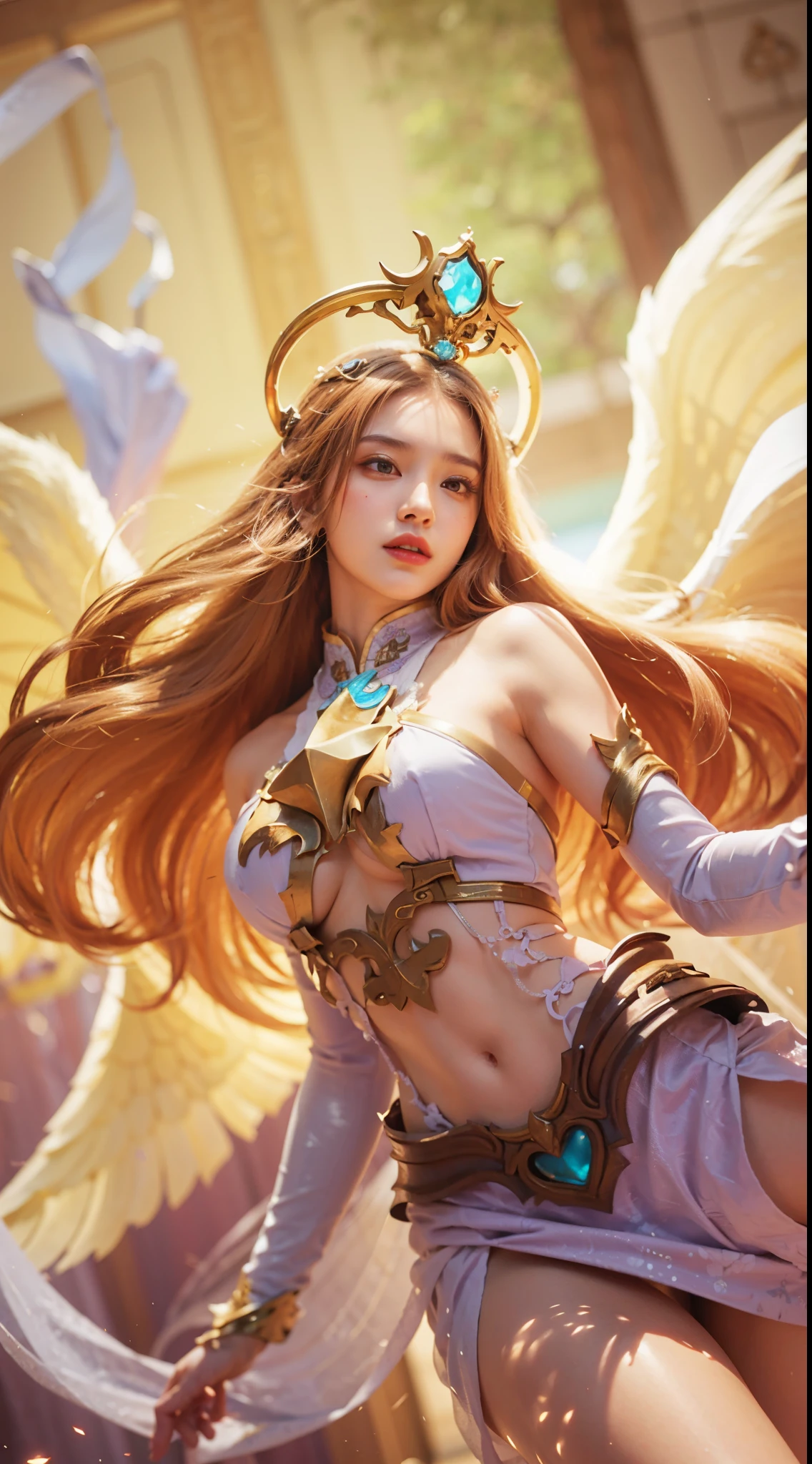 a close up of a girl or woman (K-Pop idol), detailed hair , big booobs ,  shadowbringers cinematic, 4 k detail fantasy, a beautiful fantasy empress, game cg, xianxia fantasy, xianxia hero, 2. 5 d cgi anime fantasy artwork, cinematic goddess close shot, ruan jia and artgerm, wow 4 k detail fantasy, hyper-detailed fantasy character, high definition, hyper- detailed,perfect, fantastic, detailed facial and body skin texture, detail vagina (pussy), detail eyes, detailed everything.