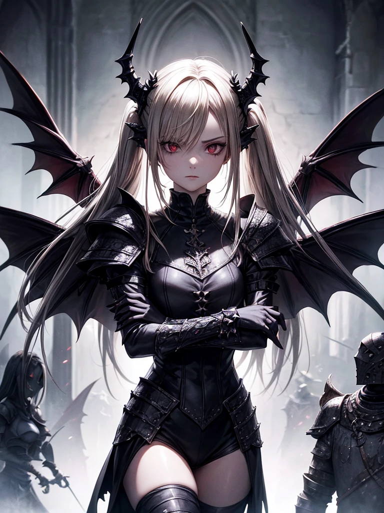 # Script: AI-Generated Art - Gothic Dark Souls-Inspired Woman with Dragon Eyes and Wings
**Objective:**
Create an AI-generated image of a woman with specific features and attire, inspired by the Gothic style of the Dark Souls series.
**Character Description:**
- **Gender:** Female
- **Hair:** Long blonde hair, tied back
- **Eyes:** Red, dragon-like
- **Dragon Features:** Small wings
- **Attire:** Medieval armor
- **Style:** Gothic, similar to Dark Souls aesthetics
**Steps:**
1. **Gather Reference Images:**
- Collect images of medieval armor from the Dark Souls series.
- Find examples of blonde hair tied back.
- Look for images of red, dragon-like eyes and small dragon wings.
- Compile Gothic art references to understand the desired aesthetic.
2. **Character Design:**
- **Hair:** Design the long blonde hair tied back, ensuring it looks natural and flows realistically.
- **Eyes:** Create piercing red eyes with elongated pupils to give a dragon-like appearance.
- **Dragon Features:** Add small, subtle dragon wings that look natural on her back.
- **Armor:** Design medieval armor with intricate Gothic patterns and dark tones, appearing worn and battle-scarred.
- **Overall Style:** Use dark, muted colors with high contrasts to emphasize the Gothic style. Incorporate dark shadows and dim lighting.
3. **Pose and Composition:**
- Position the character in a dramatic pose, possibly standing or in mid-battle stance.
- Choose a dark, eerie background that complements the Gothic theme, like a ruined castle or a foggy forest.
- Use lighting to create a moody, atmospheric effect, casting shadows that highlight the character’s features and armor.
4. **AI Tools and Techniques:**
- Use AI art generation tools like DALL-E, MidJourney, or Stable Diffusion.
- Input the character description and upload reference images if the tool allows.
- Specify style preferences, focusing on Gothic and Dark Souls influences.
- Fine-tune the gene