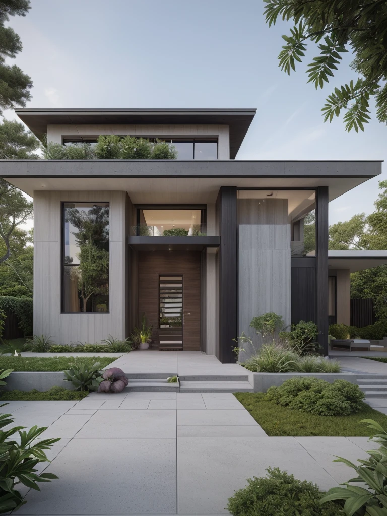 ((best quality)), ((masterpiece)), (detailed), perfect face, ((Masterpiece)), (best quality), (ultras Realistic), 8k, Raw photo, a rendering of a modern house with vietnamese roof anh brick yard , realistic garden, contemporary house, exterior design, wide establishing shot, modern house, in style of simplified realism, concept house, realistic building, front elevation view, wide angle exterior 2022, inter dimensional villa, building facing, sharp focus ilustration hq, modern style, realistic establishing shot, concept house, wide angle exterior 2022, precise architectural rendering, inter dimensional villa, award-winning render, front-view, mid-view, detailed rendering, architectural render, architecture render, modern house, architectural visualization, realistic architecture, insanely detailed rendering, exterior , trees landscape, sky wood paneled ceiling, a rendering of a modern house with a garden, precise architectural rendering, high quality rendering, award-winning render, professional render, beautiful 3 d rendering, beautiful rendering, architectural rendering, a photorealistic rendering, luxcore render, stunning render, an award winning digital render, beautiful rendered, high-quality render, architectural 3 d render, artistic render, a view of a garden with lots of flowers and plants, in a cottagecore flower garden, cottagecore flower garden, lush flowery outdoors, garden with flowers, flower garden summer morning, lots of plants and flowers, lush garden surroundings, lush chic garden, with a french garden, lush plants and flowers, home and garden, garden at home, homes and gardens, permaculture, with a garden, sustainable architecture, gardening, green house, homes and garden magazine, beautiful house on a forest path, vegetal architecture, a rendering of a modern house with a small balcony and a bancony , precise architectural rendering, modern house, contemporary house, concept house, street,