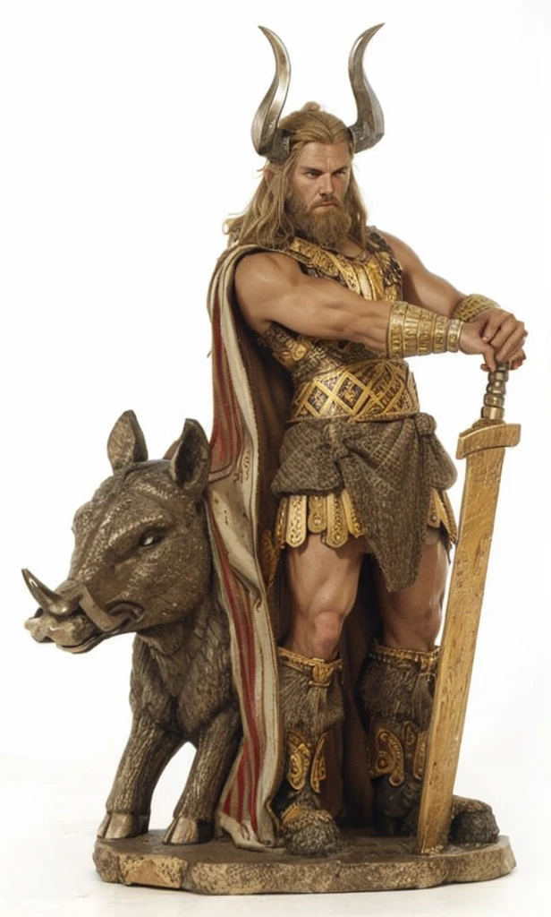 blonde viking warrior