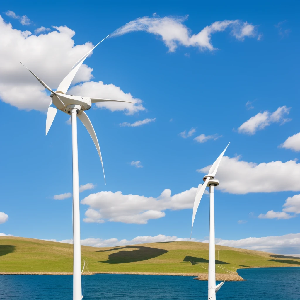 Wind powered long bow