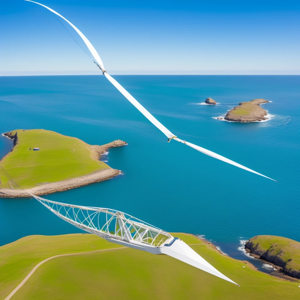 Wind powered long bow