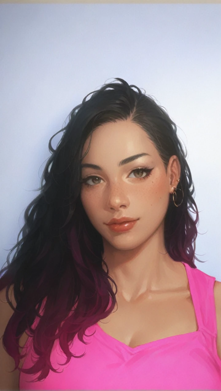 score_9, score_8_up, score_7_up, score_6_up, score_5_up, score_4_up, BREAK source_anime, 1girl, Gradient hair, Purple aura, plum, Creative design, full body, Reference sheet, Character sheet