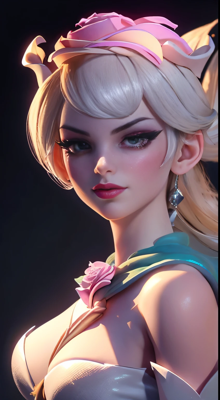(Elsa frozen Diamante Rosado fusión.) Highly detailed CG unity 8k wallpaper, style shot, complex, high detail, dramatic, highest quality movie still image, very detailed, masterpiece, best quality, character design, Elsa, Elsa from Frozen, (( Dark style)), realistic ultra-detailed rendering style, natural light, sharp character design, (hard focus, 8k), (((natural skin texture))), 8k textures, soft cinematic lighting, adobe lightroom, dark room, hdr, Sophisticated, Elegant, Rich Detail, Sharp Focuilm Look) )), Soothing Tones, Detail Frenzy, Intricate Detail, Super Detail, Low Contrast, Soft Film Lighting, Dull Colors, Exposure Blending, HDR, Fade, 35mm, f/1.4, ISO, f16, 25 sec.