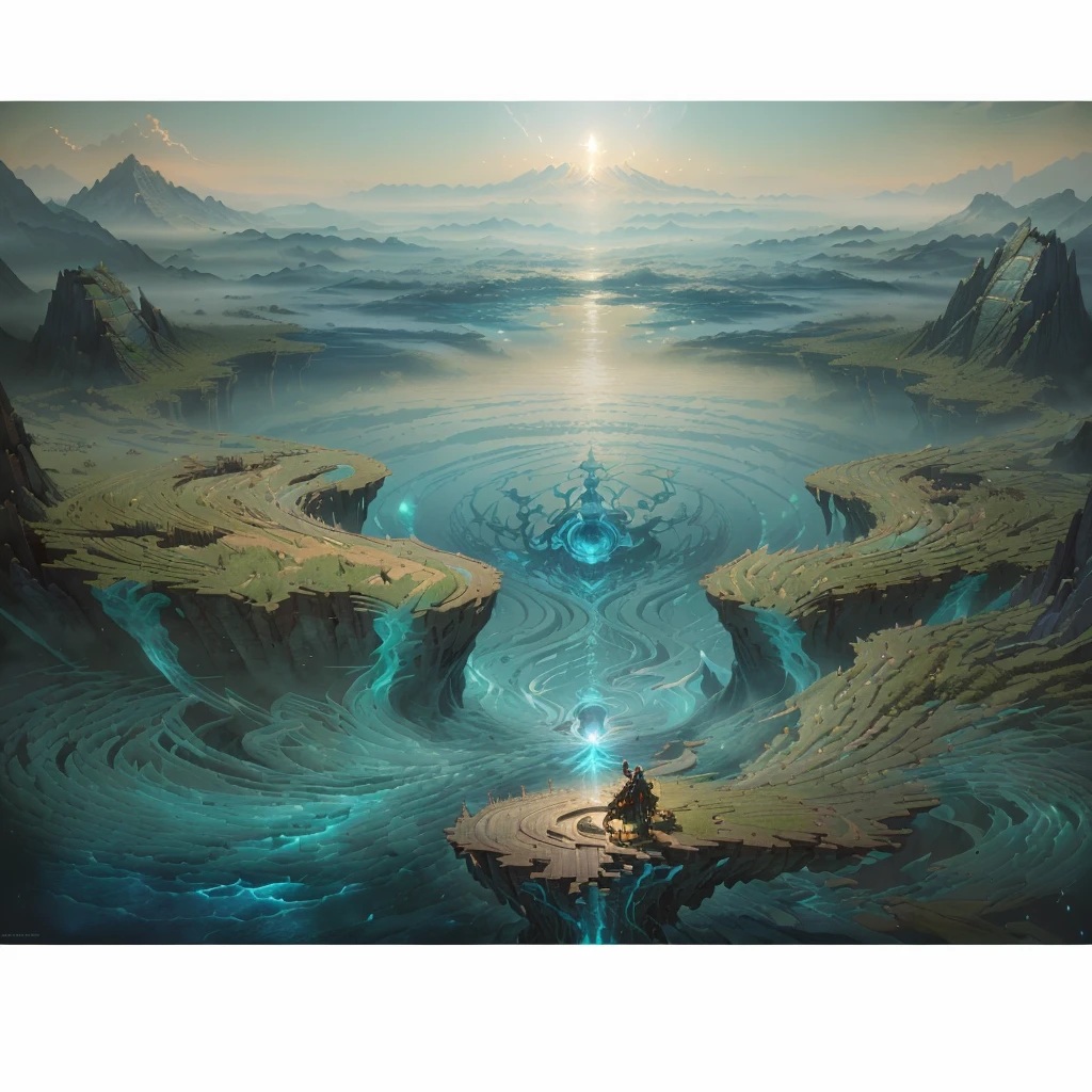 masterpiece, best quality, (extremely detailed CG unity 8k wallpaper), (best quality), (best illustration), (best shadow), absurdres, realistic lighting, (Abyss), beautiful detailed glow, art by PeterMohrBacher,