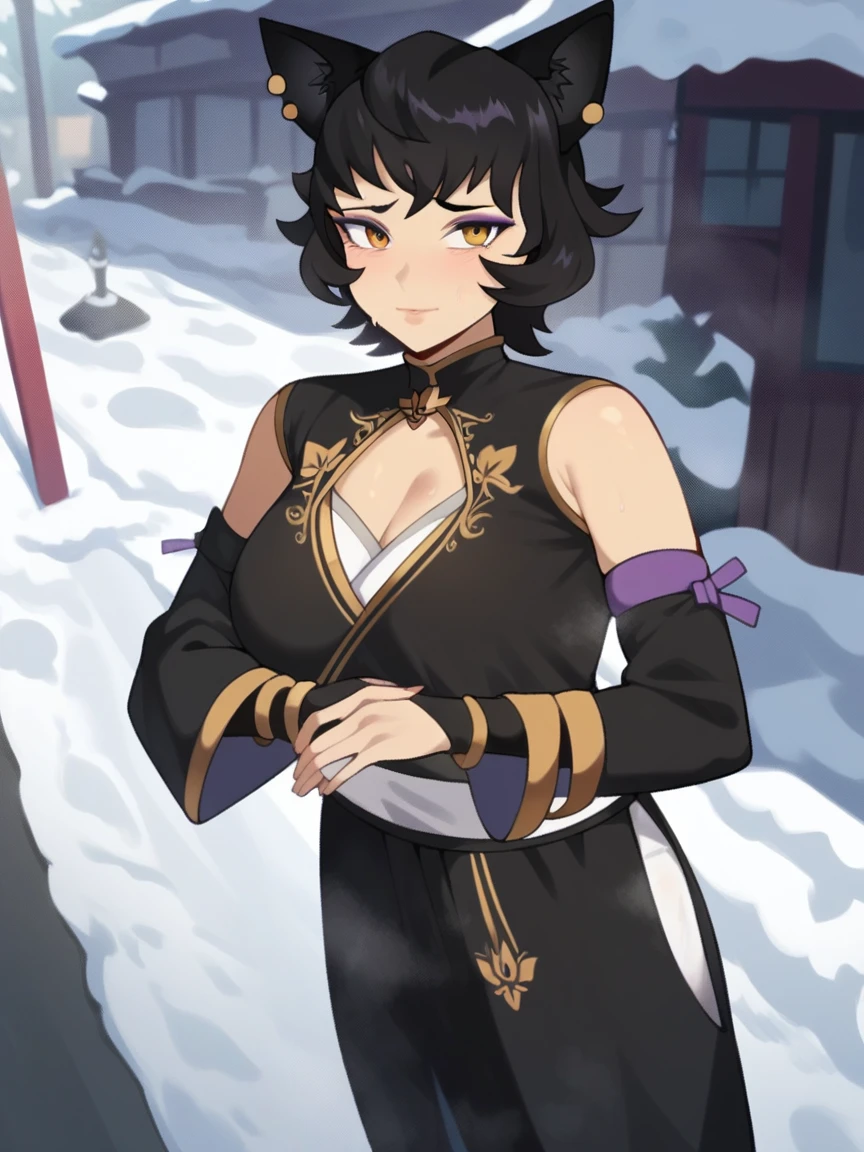 score_9, score_8_up, score_7_up,
mature female,
kali belladonna, large breast,
snowy street,
nyong_nyong,
from above,
standing with arms crossed,
cold