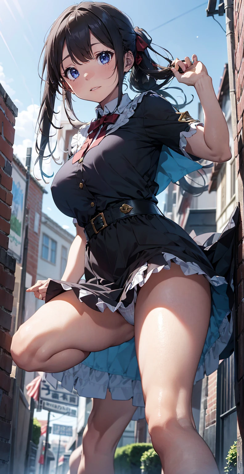 ファイナルFantasy World,Fantasy World、Long legs、Spread your legs(((Dark Hero))),White Gothic Idol Princess Frill Ribbon Maid Outfit、A girl bigger than a castle、Background Blur、Gulliver's Travels、Alice in Wonderland、City of Rubble、Super huge breasts、Big Breasts、、Big Tits、Big Tits、Big 、Plump thighs、Plump thighs、City fires in medieval Europe、((((Giant girl straddling a castle))))、cigarette、((((Explosion in a medieval European city))))、Reaching out、End of the Century Ruins、((((Open your legs to show your panties)))),進撃の巨人のA giant girl leveling the ground、((Ultraman))、(((Giant of Light))),A giant girl leveling the ground、足元のCity of Rubble、A castle of rubble at my feet、Flying debris、loafers、Low angle camera、high school girl、((((Fighting Pose))))、((((A huge explosion at my feet))))、8k、High qualityHigh quality、Nipples、A see-through shirt、Dwarf soldiers at your feet、((((Destroy the broken dwarf's castle with your foot))))、Confront an army of midgets、(((Five beautiful and delicate fingers)))、Streetcar route