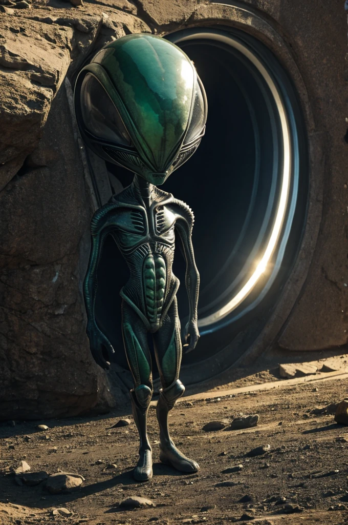 an alien 