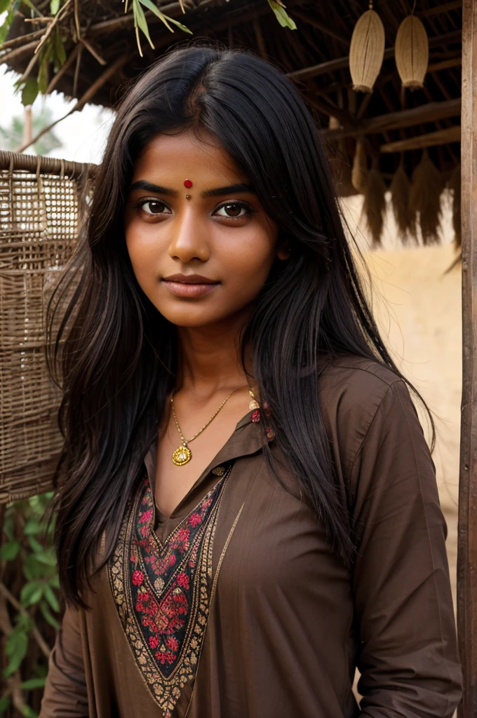 Indian dusky village girl