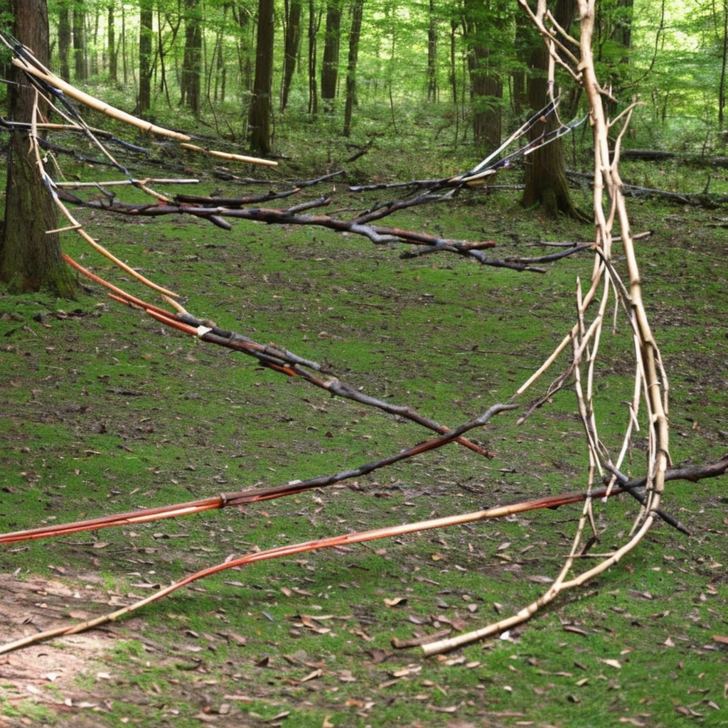 This bow is made from branches of a sacred tree that grows in the most remote areas of the forests that have never been touched by humans.. The arrows shot from this bow have the power of wind that can penetrate anything.