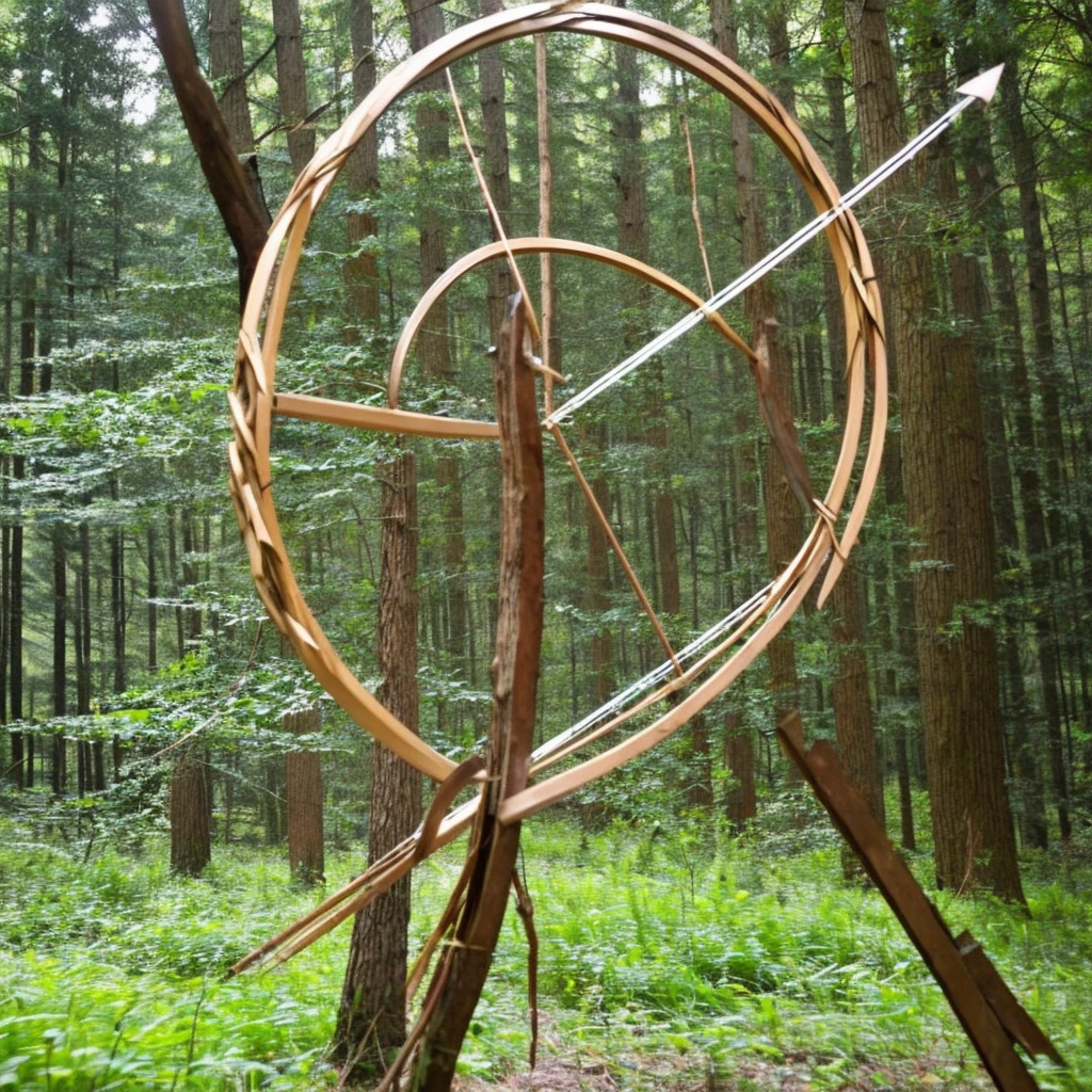 This bow is made from branches of a sacred tree that grows in the most remote areas of the forests that have never been touched by humans.. The arrows shot from this bow have the power of wind that can penetrate anything.