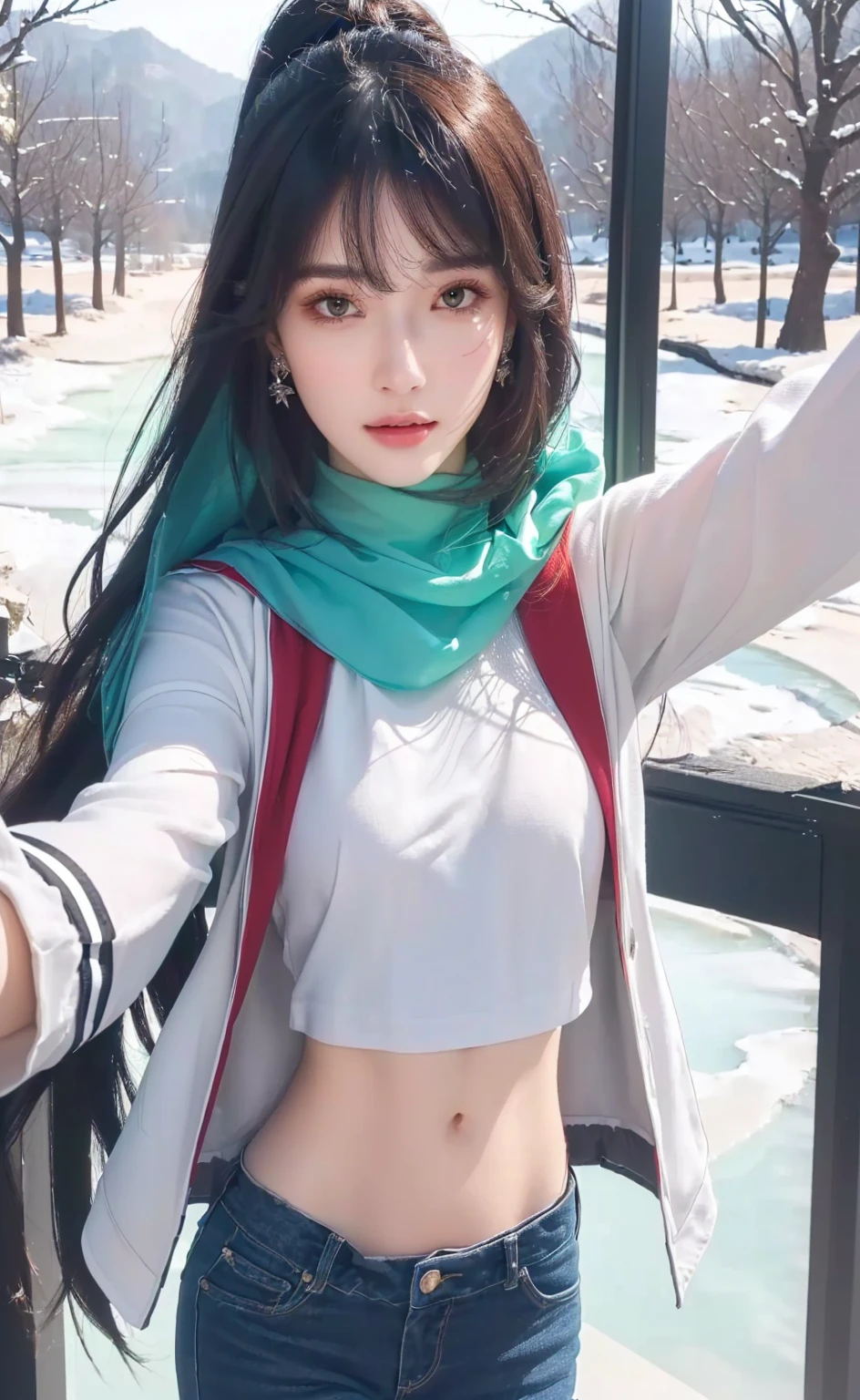 (Best quality, 8k, Masterpiece :1.3), upper bod y, Sharp focus :1.2, Beautiful woman with perfe ct figure, Highly detailed facial and skin textur e, Detailed eyes, Double eyelids, Interior view, :
erpect lighting, Glowing skin,