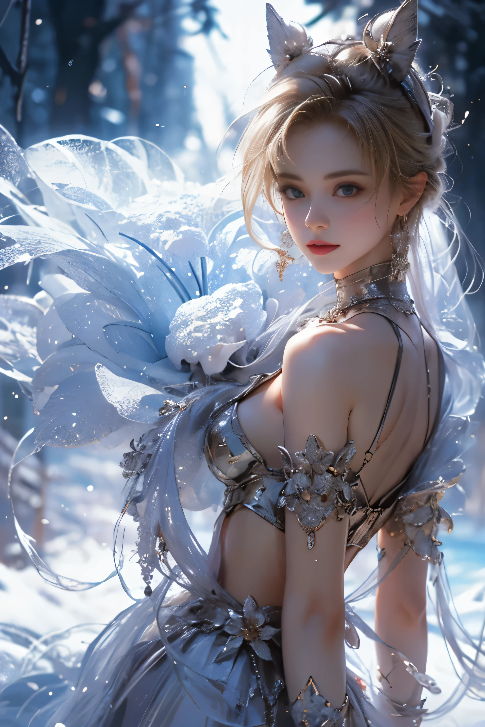 (8k extremely detaileded CG unit wallpaper),(Highest quality),(Best illustrations),(Best Shadow), (detailed: 1.4), 。.。.。.。.。.。.。.3d, んdebtdebt(High Dynamic Range), Light Tracing, NVIDIA, Super Resolution, Scattered beneath the surface, PBR Textures, Post-processing, Anisotropy debtiltering, Depth of written boundary, Maximum sharpness and acutance, Multilayer Texture, Albedo and Specular Maps, Surface Shading, Accurate simulation of light-matter interactions, Perfect balance, Octane Rendering, Two-tone lighting, wide aperture , Low ISO,White balance,Rule of Thirds,8K RAW,intricate-detailed, Delicate pattern, Deep Shadow, masterpiece, real, Roughness, Surreal, Photographed with Canon EOS R5, 50mm lens, debt/2.8, Sharp debtocus, Smoothing, Roughness, Real Life, Photorealistic, Cinematography, 8K Ultra HD,In the flower field,Blue debtlower Girl,1 Girl,solo,Europe,Beautiful Bride,Light Smile,Highly detaileded blonde hair,Mature Woman,Sky Blue Gossamer Veil,Sky blue light cloak,Sky blue gossamer coat,Sky blue thin skirt,Sky blue lace underwear,Sky Blue Lace,Sky Blue Gossamer Gloves,choker,Earrings,gem,Small items,Headdress,Hand decoration,Leg decoration,High heels,Huge breasts,Large Breasts,Big Breasts,Burst chest,Big Breasts,Ample breasts,Expose your breasts,Exposed breasts,Tight waist,Naked butt,Big butt,Bare Belly,Belly button,Wet,Wet body,Sweaty body,Shiny skin,