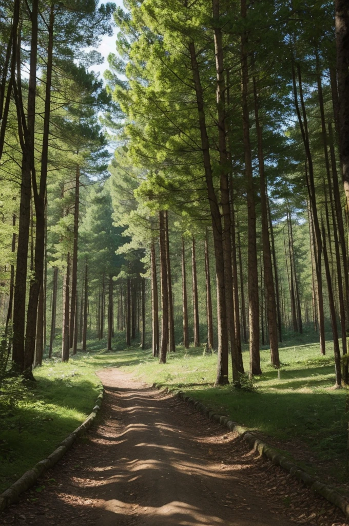 Landscape of a serregera forest