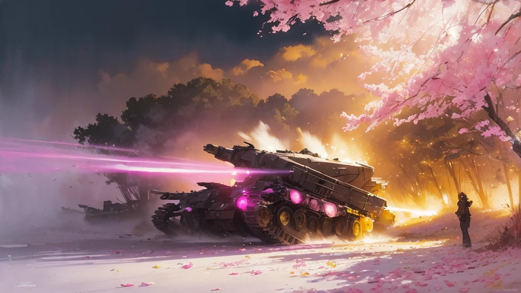 32k, Masterpiece, Highest quality, One girl, Brown Hair, Detailed eyes, flower,sweet pea, Pink and yellow style,A dreamy, romantic piece,Pale yellow, Mysterious Leaves,A playful arrangement,Fantasy,High Contrast,Ink strokes,explosion,Exposure, Impressions of pink and white tones,Abstract,((Watercolours by John Berkey and Jeremy Mann )) Brush strokes,Negative Space, Tyndall effect,