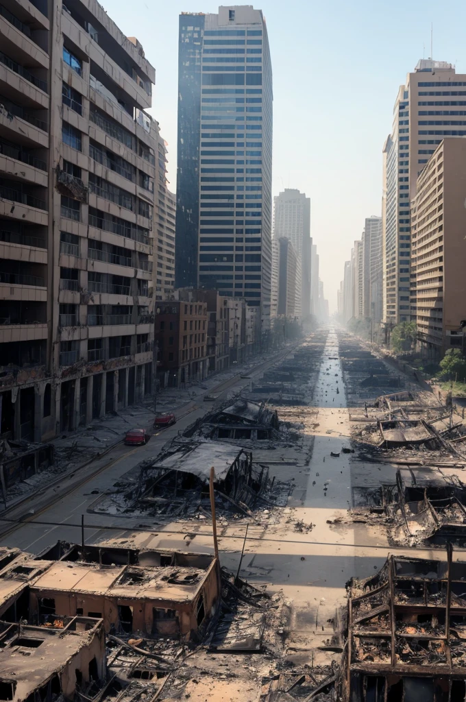 City completely destroyed by fire