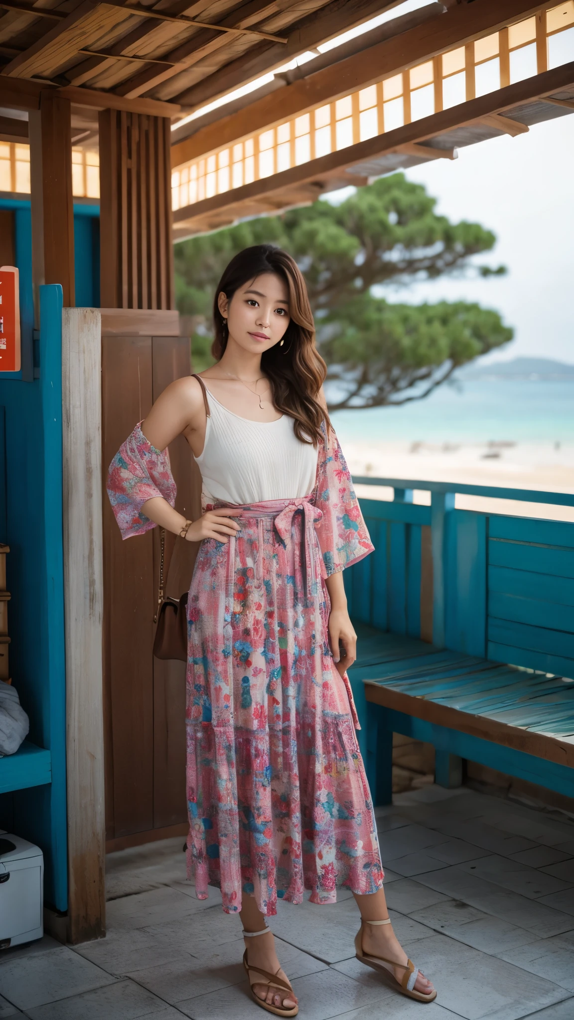 Okinawa's most beautiful woman, 9:16, 8K,