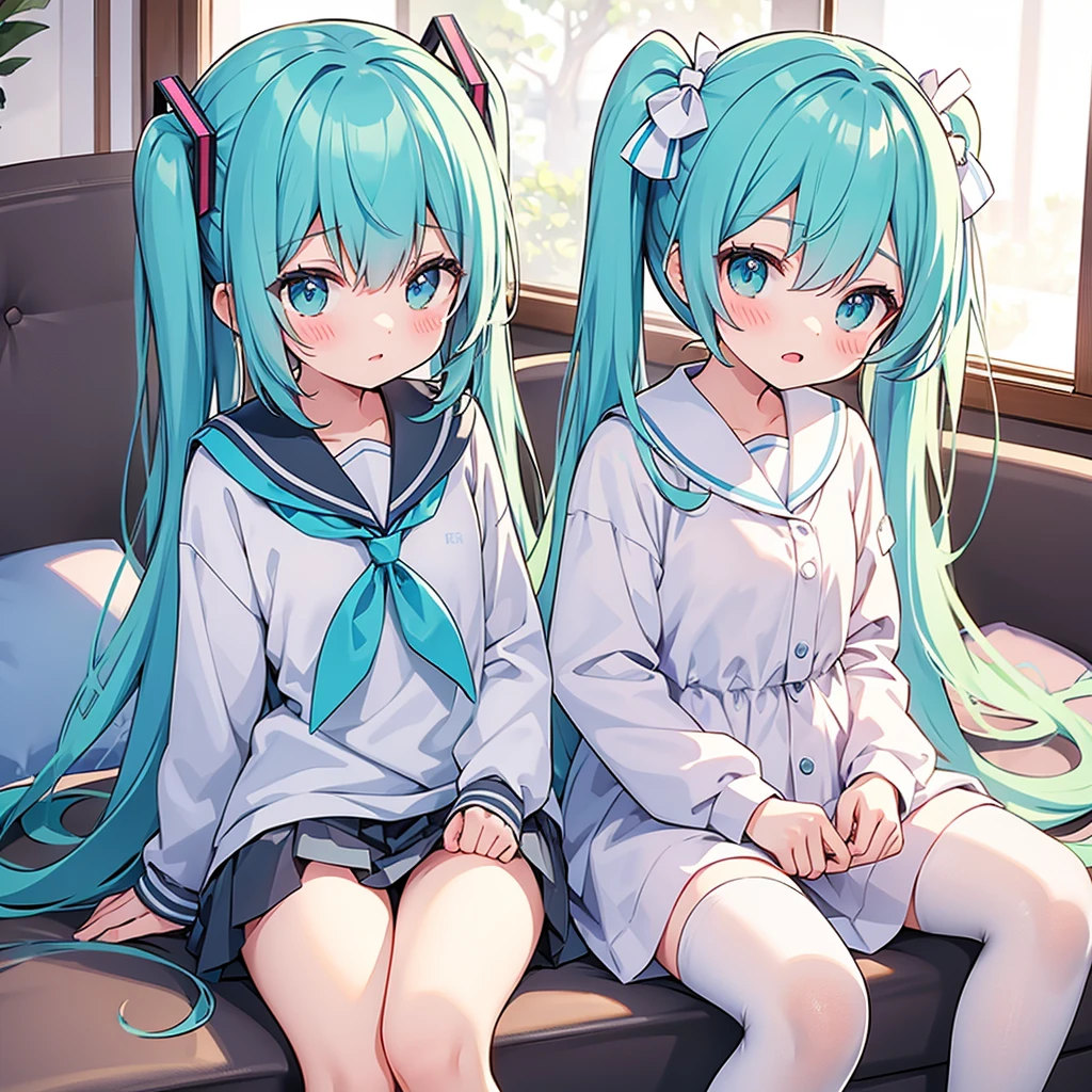 Hatsune Miku,,nursery uniform smock,
