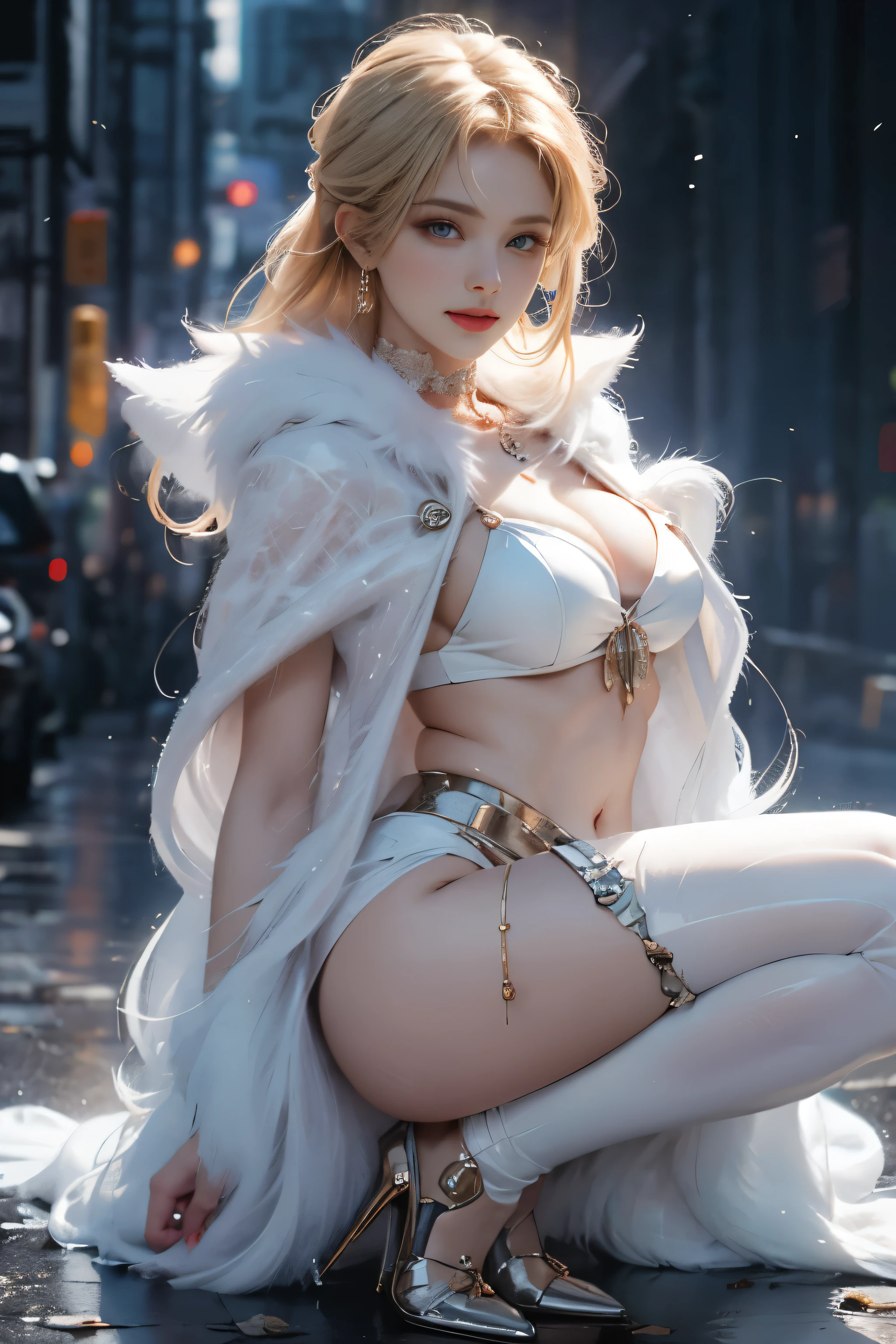 (8k extremely detaileded CG unit wallpaper),(Highest quality),(Best illustrations),(Best Shadow), (detailed: 1.4), 。.。.。.。.。.。.。.3d, んdebtdebt(High Dynamic Range), Light Tracing, NVIDIA, Super Resolution, Scattered beneath the surface, PBR Textures, Post-processing, Anisotropy debtiltering, Depth of written boundary, Maximum sharpness and acutance, Multilayer Texture, Albedo and Specular Maps, Surface Shading, Accurate simulation of light-matter interactions, Perfect balance, Octane Rendering, Two-tone lighting, wide aperture , Low ISO,White balance,Rule of Thirds,8K RAW,intricate-detailed, Delicate pattern, Deep Shadow, masterpiece, real, Roughness, Surreal, Photographed with Canon EOS R5, 50mm lens, debt/2.8, Sharp debtocus, Smoothing, Roughness, Real Life, Photorealistic, Cinematography, 8K Ultra HD,In the flower field,Blue debtlower Girl,1 Girl,solo,Europe,Beautiful Bride,Light Smile,Highly detaileded blonde hair,Mature Woman,Sky Blue Gossamer Veil,Sky blue light cloak,Sky blue gossamer coat,Sky blue thin skirt,Sky blue lace underwear,Sky Blue Lace,Sky Blue Gossamer Gloves,choker,Earrings,gem,Small items,Headdress,Hand decoration,Leg decoration,High heels,Huge breasts,Large Breasts,Big Breasts,Burst chest,Big Breasts,Ample breasts,Expose your breasts,Exposed breasts,Tight waist,Naked butt,Big butt,Bare Belly,Belly button,Wet,Wet body,Sweaty body,Shiny skin,