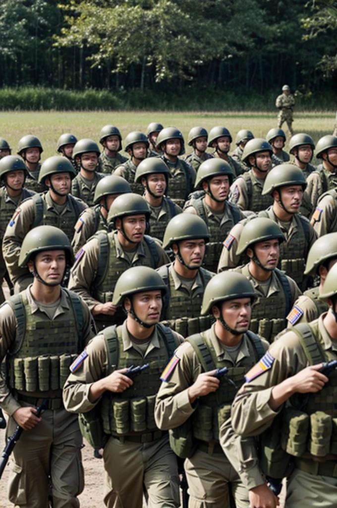 A group of military forces, that bears the name of: platoon 1