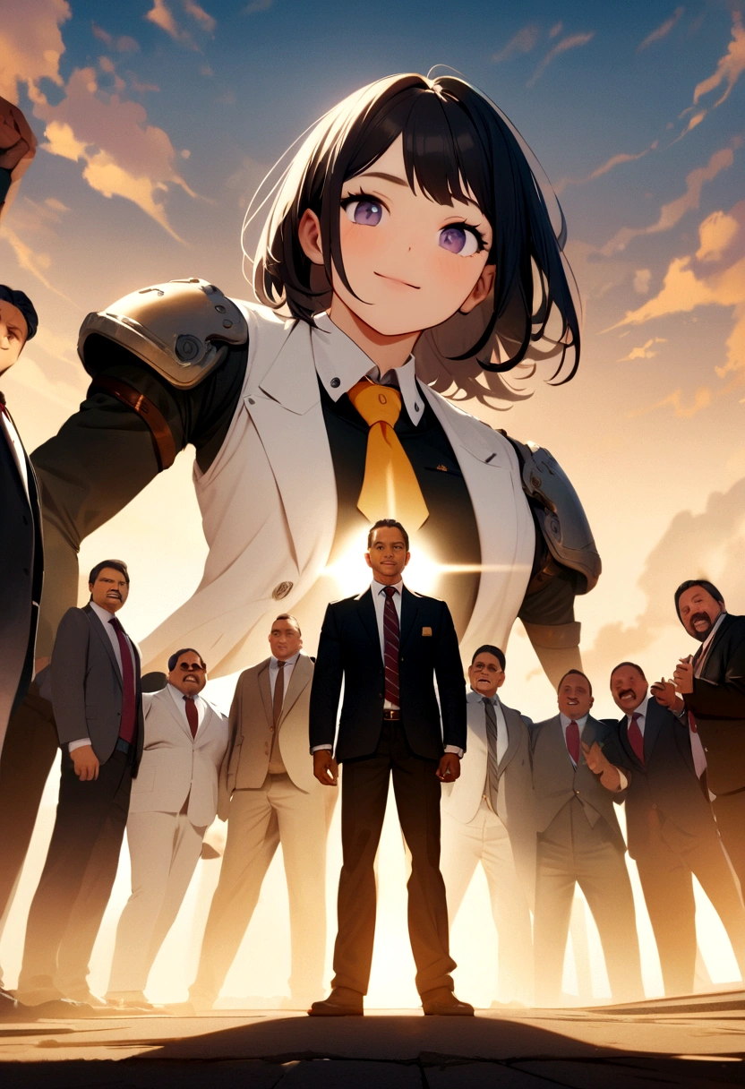 create for me an employee image, with your bosses