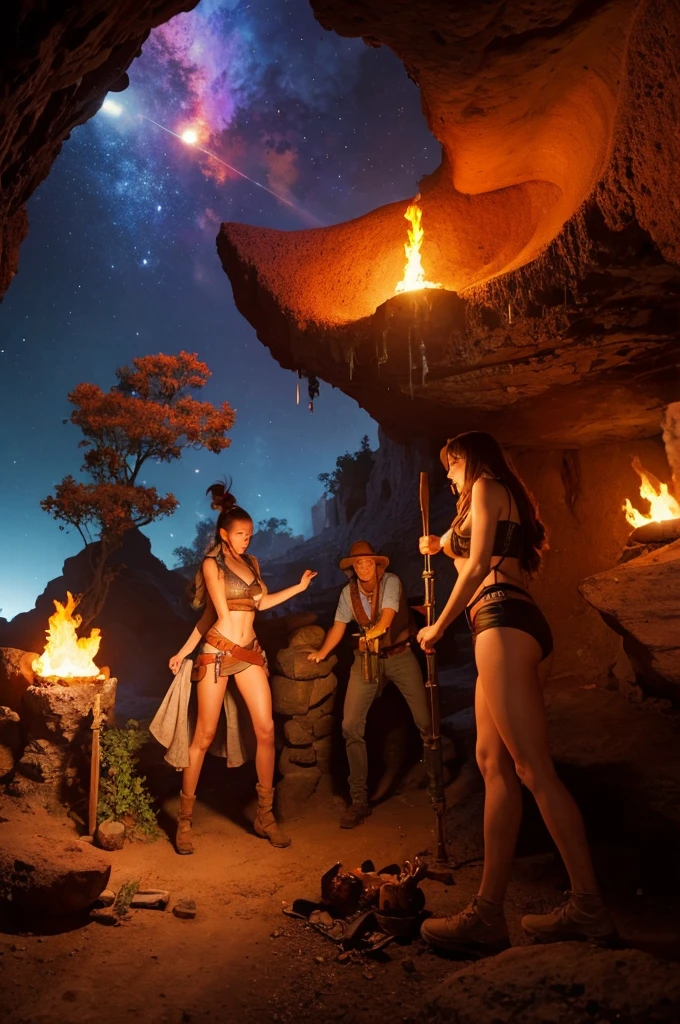 Explore the fiery caverns in search of the truth treasure hunter