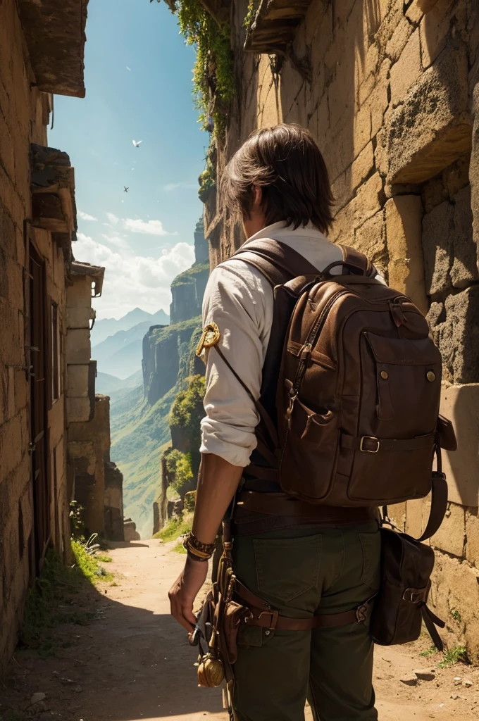 A treasure hunter sets out on a journey in search of the truth