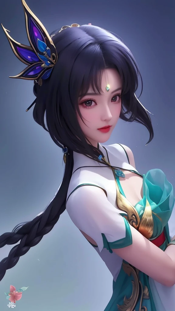 best quality, masterpiece, highres, 1girl,china dress,hair ornament,necklace, jewelry,Beautiful face,upon_body, tyndall effect,photorealistic, dark studio, rim lighting, two tone lighting,(high detailed skin:1.2), 8k uhd, dslr, soft lighting, high quality, volumetric lighting, candid, Photograph, high resolution, 4k, 8k, Bokeh,