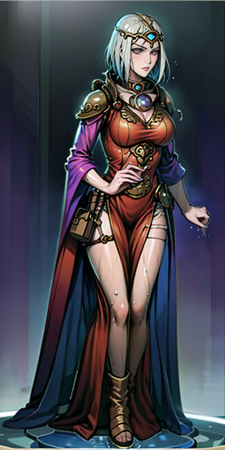 make me moxxie from helluva boss but hes buff and ho