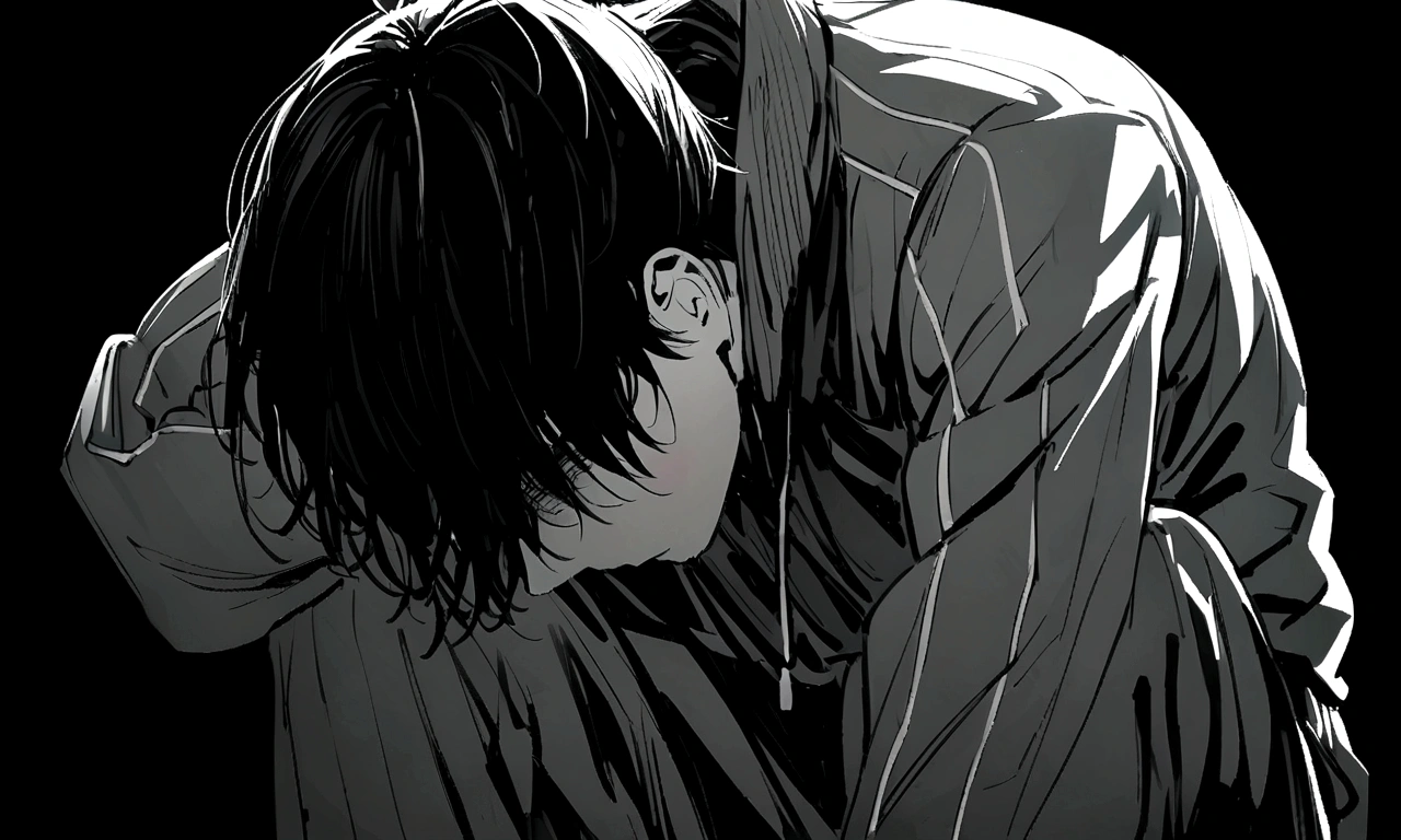 detailed expression, cry, Burst into tears, shed tears.
