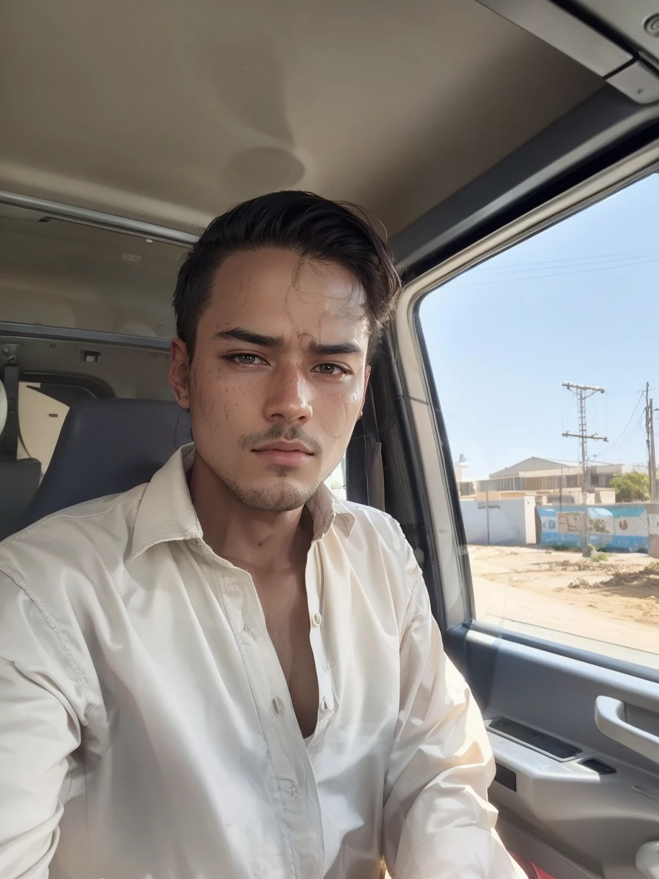 Cheng background cyberpunk handsome boy realistic face