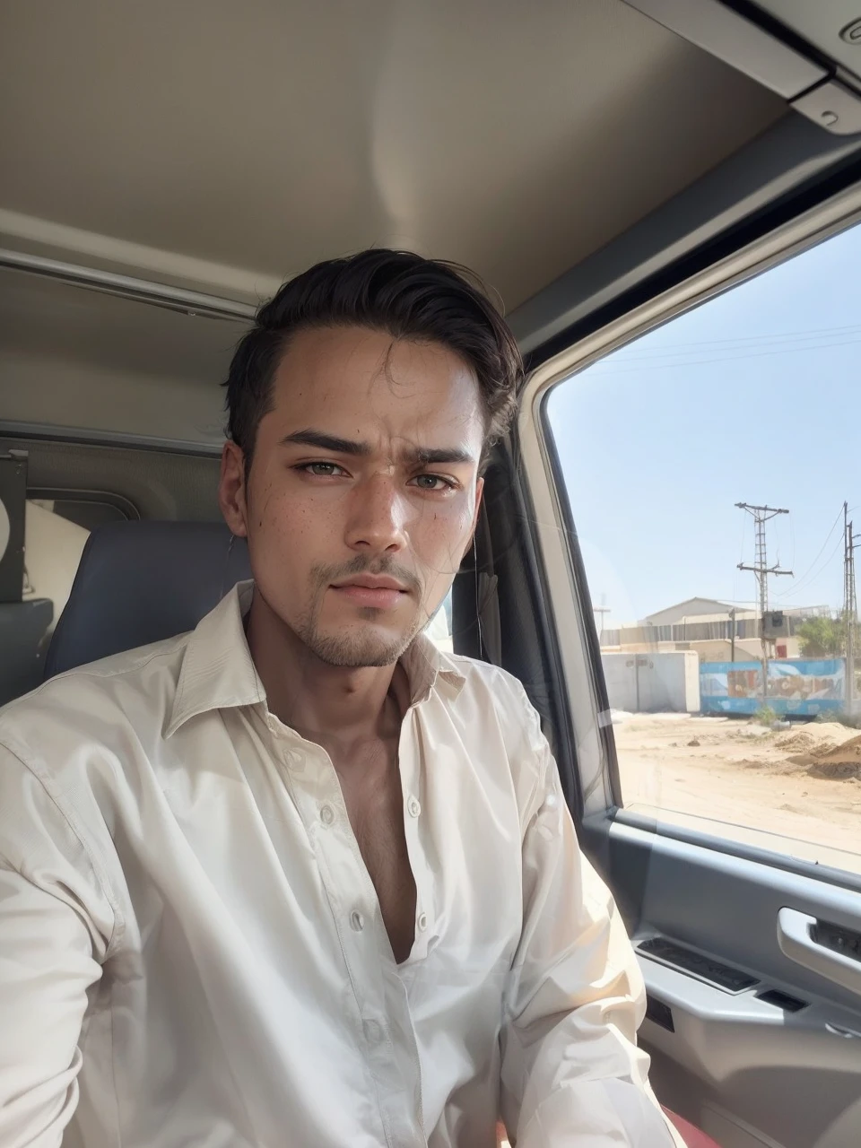 Cheng background cyberpunk handsome boy realistic face