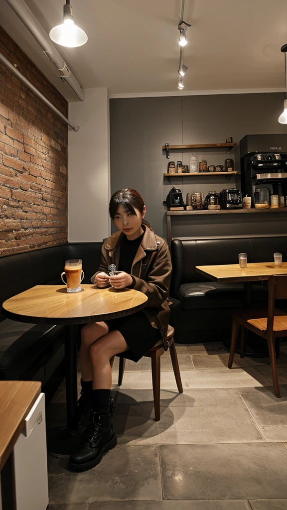 Sit down and take a photo,Cafe,Stylish,No people,カウンター席,Real,High precision,high quality