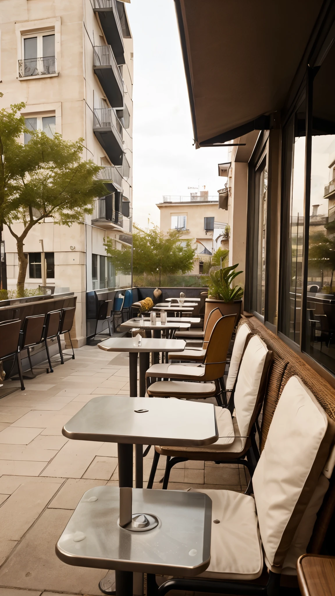 Sit down and take a photo,Cafe,Stylish,No people,Terrace seats,Real,High precision,high quality