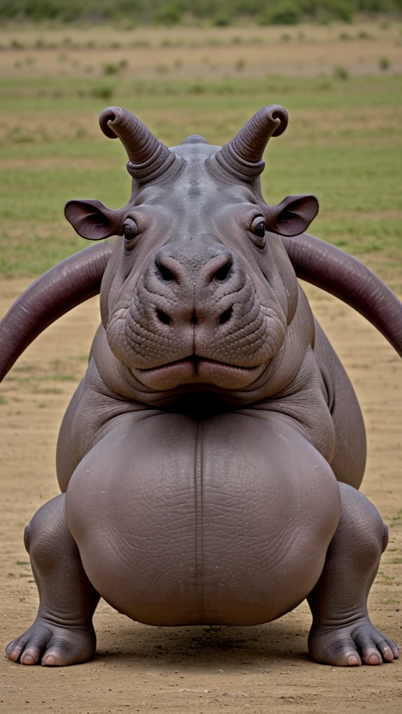 Draw a hippopotamus