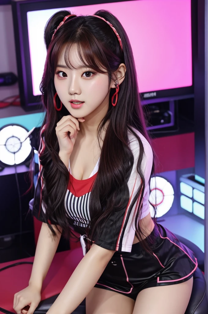 soojin de g-idle como streamer tetona